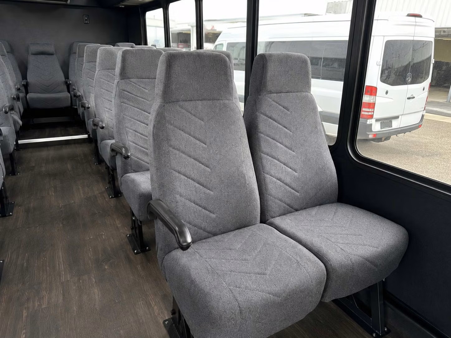 18 passenger minibus inside