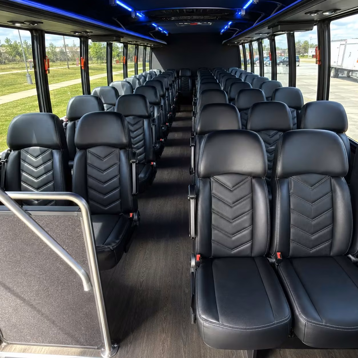 28 passenger minibus interior