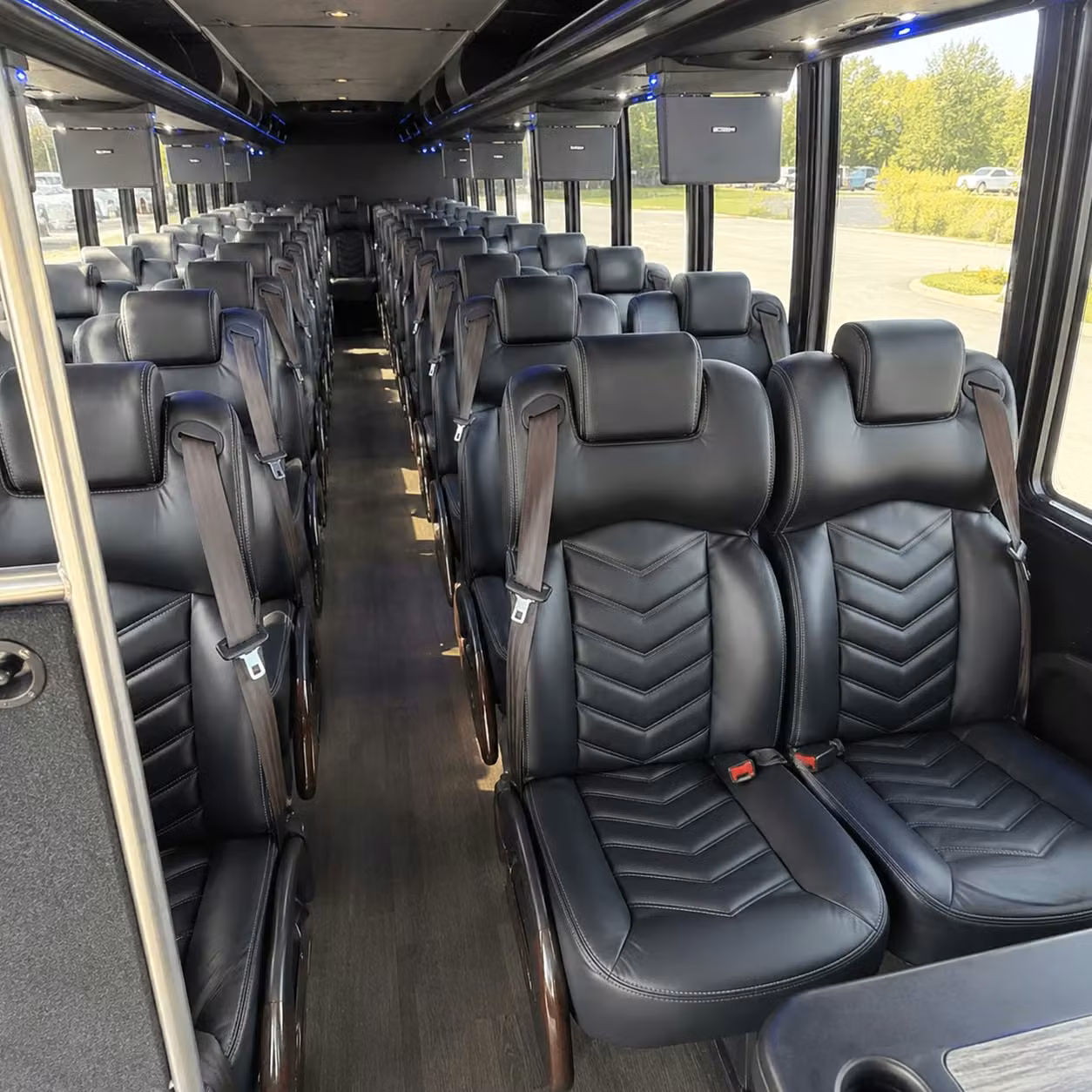 35 passenger minibus inside