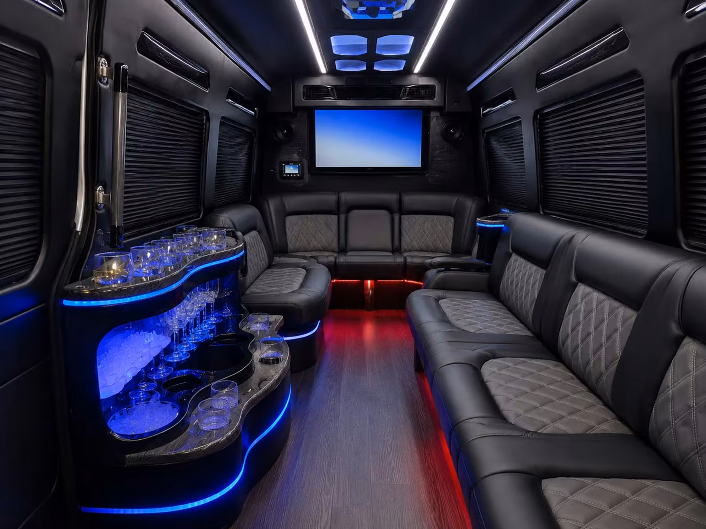 bus rental options for rialto trips