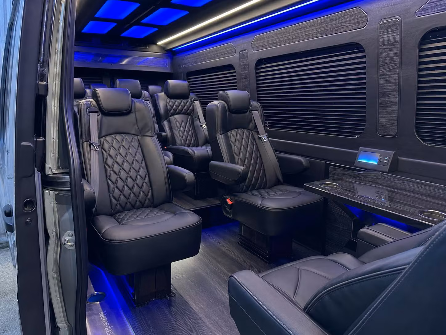 sprinter van transportation for groups and events across rialto